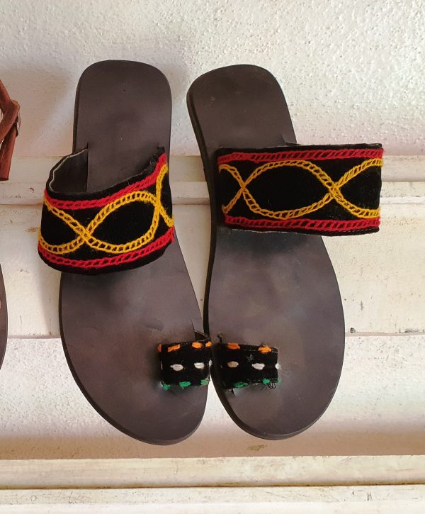 Ankara Slippers For Ladies